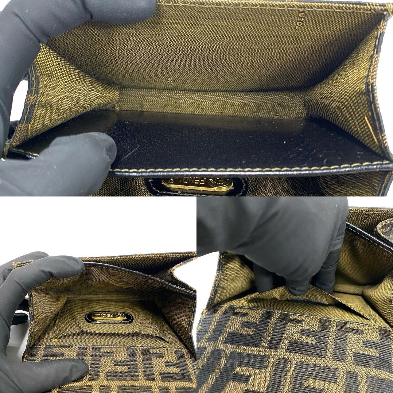Fendi Fendi Shoulder Bag Brown Leather Size ONE SIZE - 8 Thumbnail