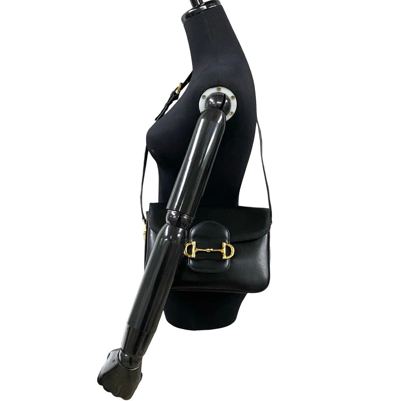 Celine Celine Shoulder Bag Black Leather Size ONE SIZE - 2 Thumbnail