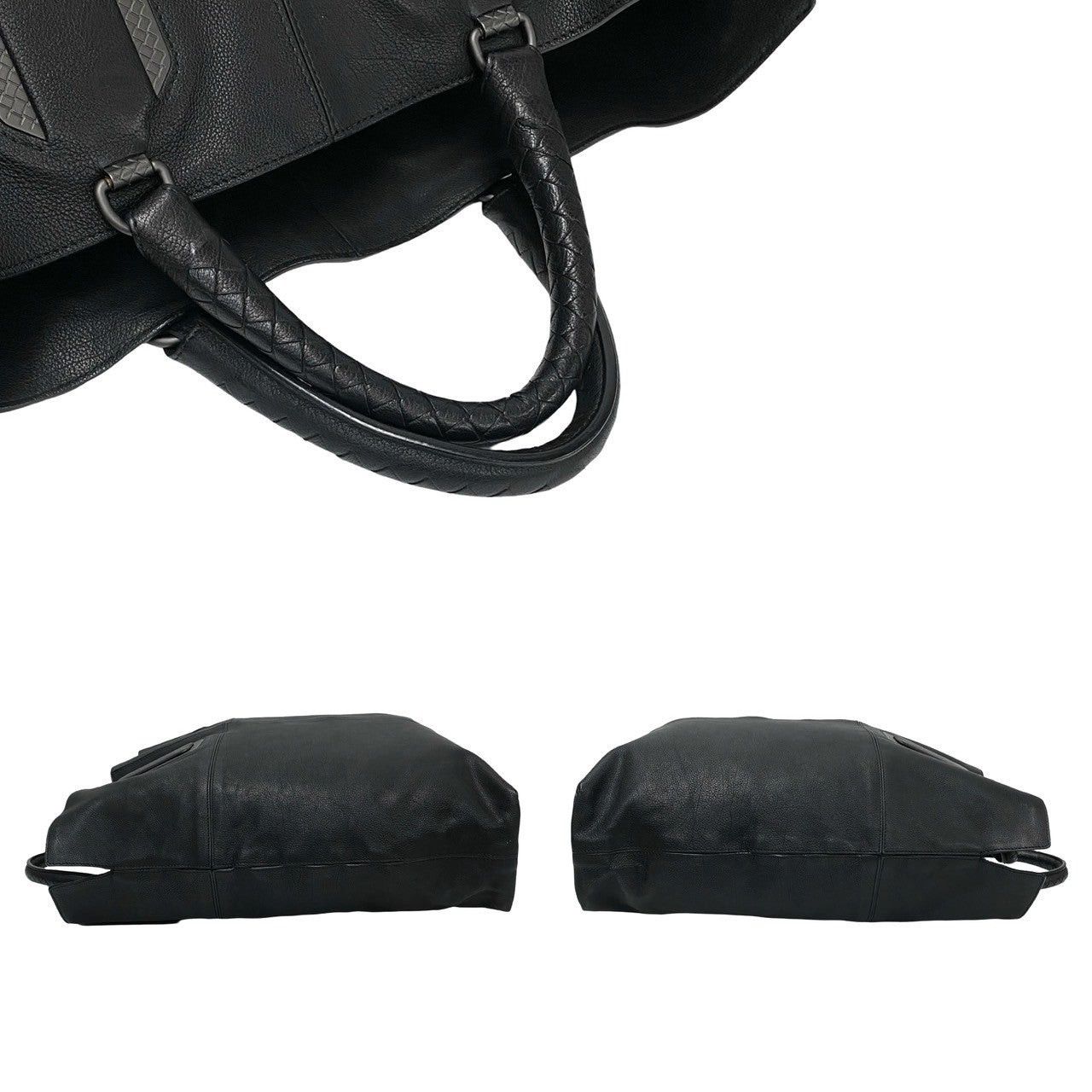 Bottega Veneta Bottega Veneta Tote Bag Black Leather Size ONE SIZE - 5 Thumbnail