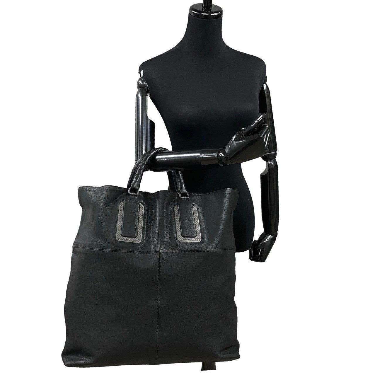 Bottega Veneta Bottega Veneta Tote Bag Black Leather Size ONE SIZE - 2 Thumbnail