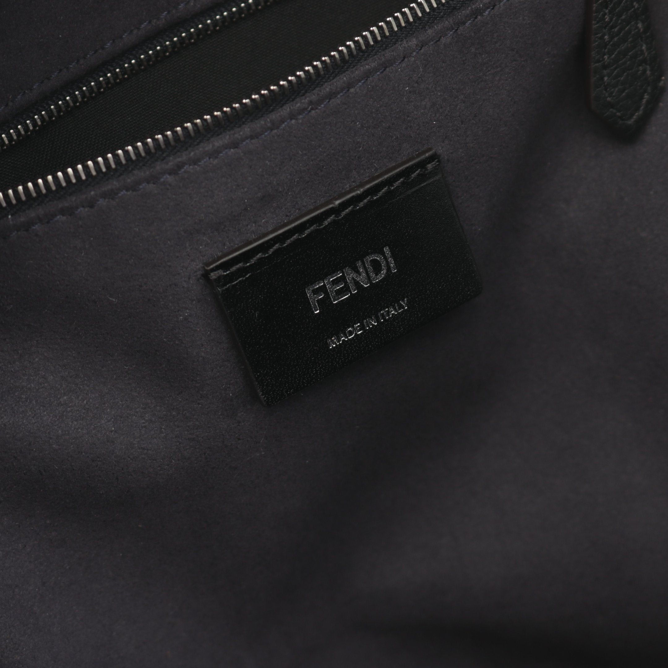 Fendi Fendi Chiodo Small Backpack Rucksack Leather Navy Size ONE SIZE - 4 Thumbnail
