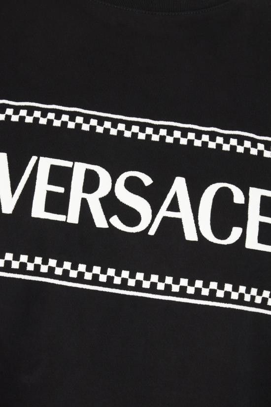 Versace VERSACE Men T-Shirts 10116941A08584 1B000 BLACK Size US XL / EU 56 / 4 - 3 Thumbnail