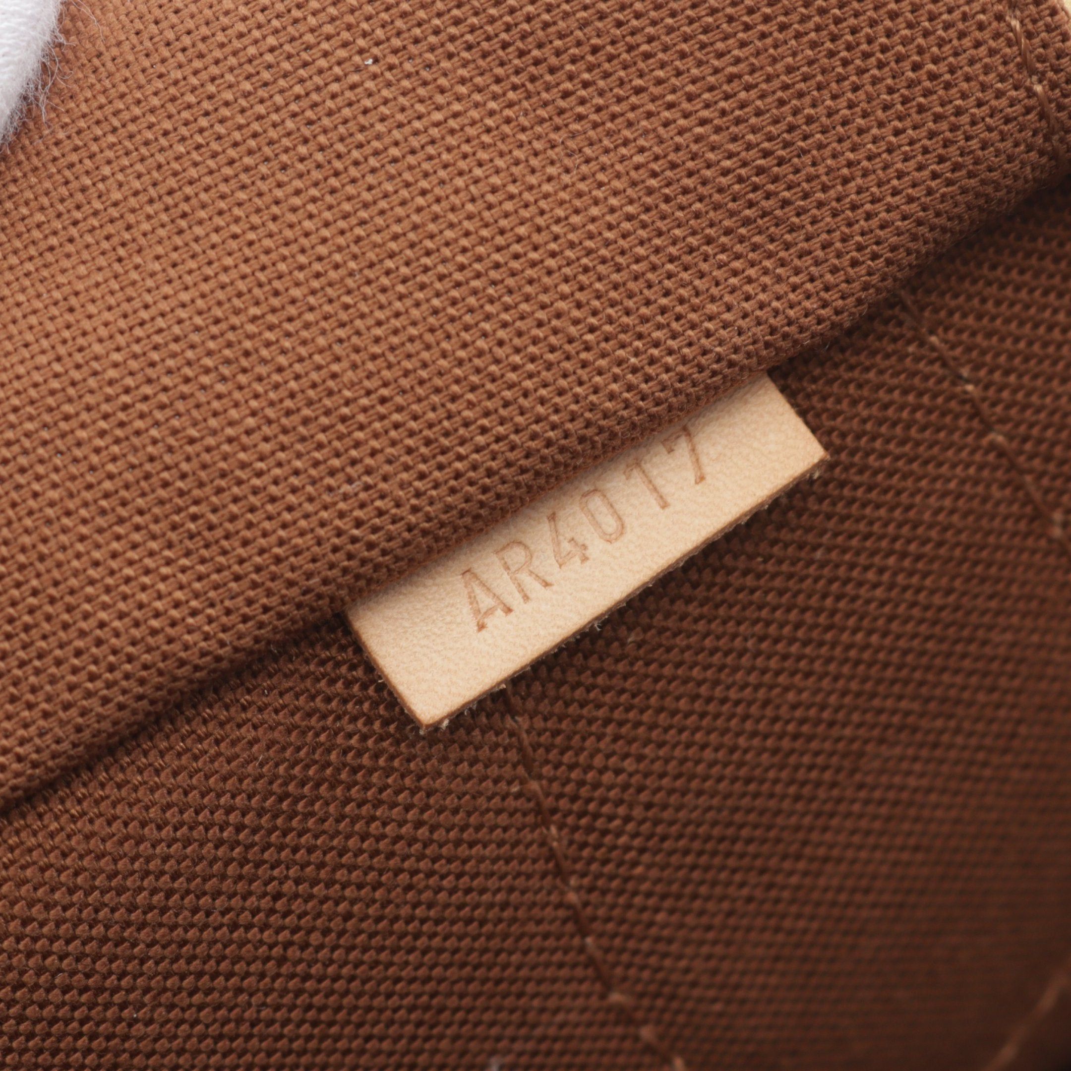 Louis Vuitton Montorgueil Gm Monogram Shoulder Bag Leather Brown