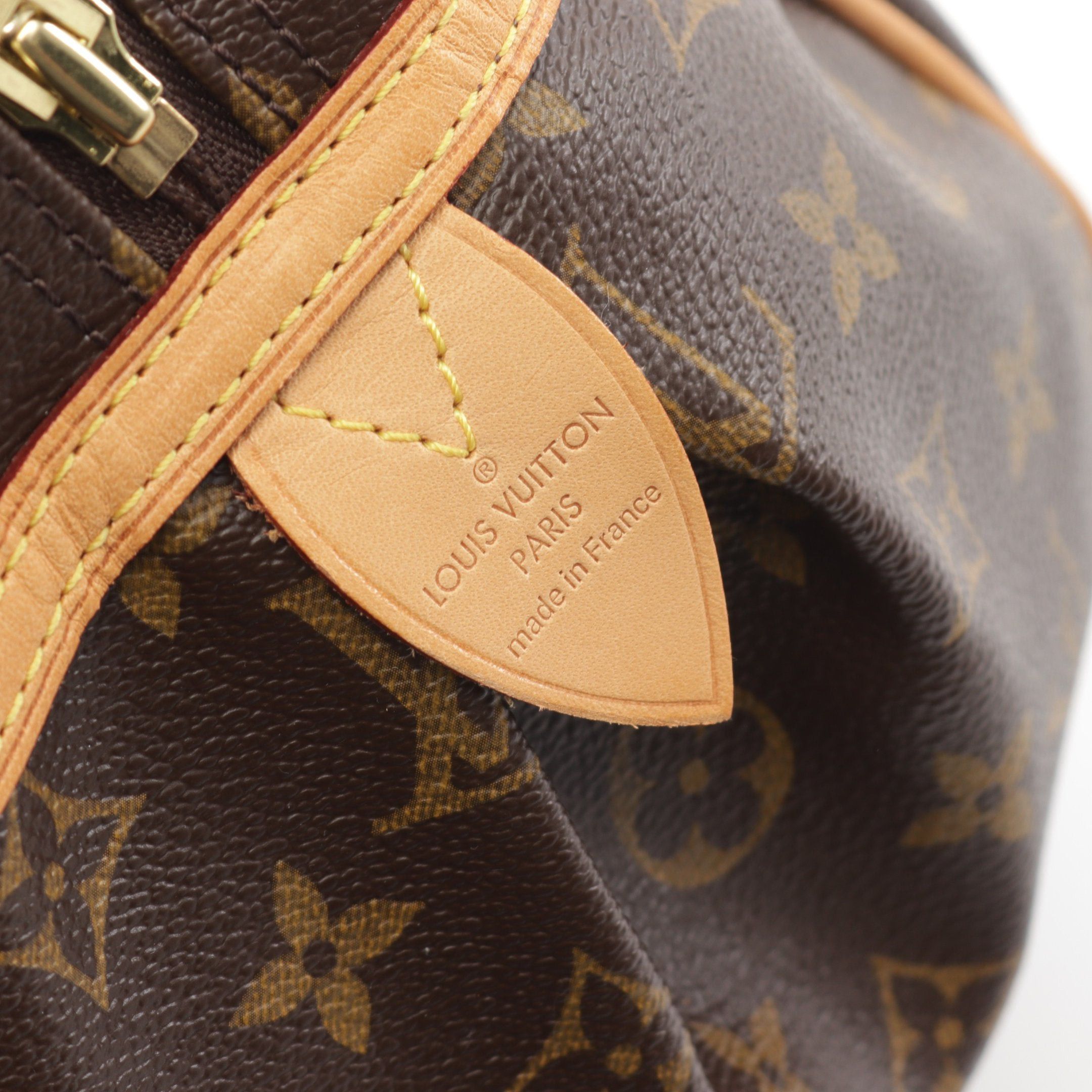 Louis Vuitton Montorgueil Gm Monogram Shoulder Bag Leather Brown