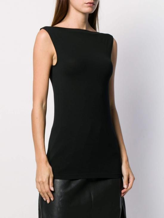Wolford WOLFORD Women Tops 56219 7005 BLACK Size S / US 4 / IT 40 - 3 Thumbnail
