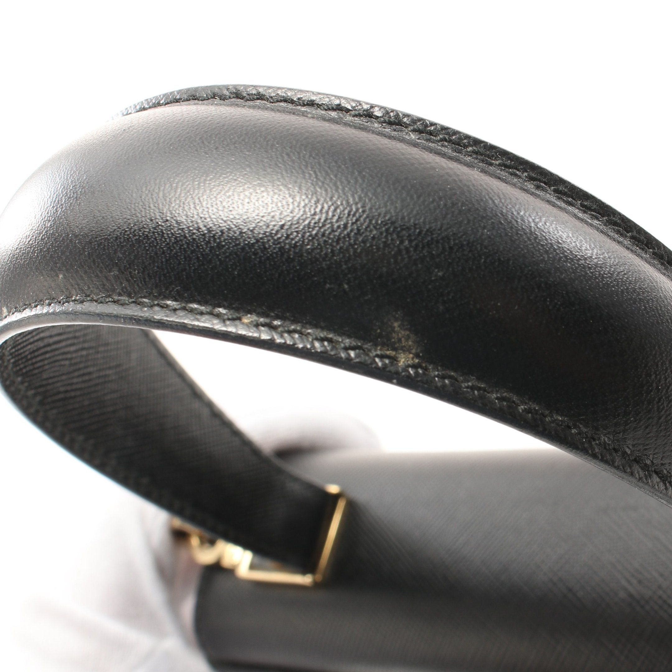 Salvatore Ferragamo Salvatore Ferragamo Gancini Handbag Saffiano Leather Black Size ONE SIZE - 11 Thumbnail