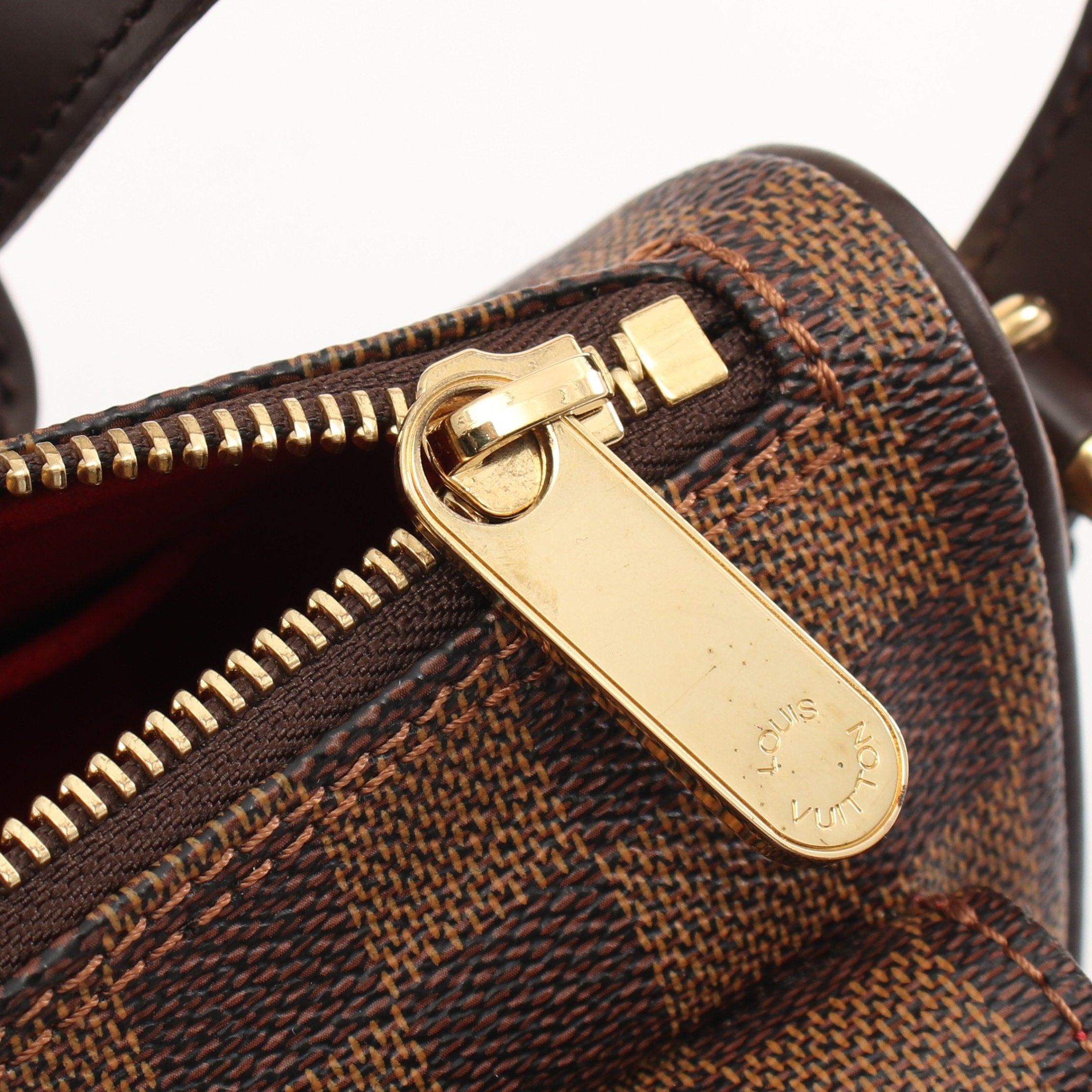 Louis Vuitton Louis Vuitton Ravello Gm Damier Ebene Shoulder Bag Leather Brown Size ONE SIZE - 7 Thumbnail