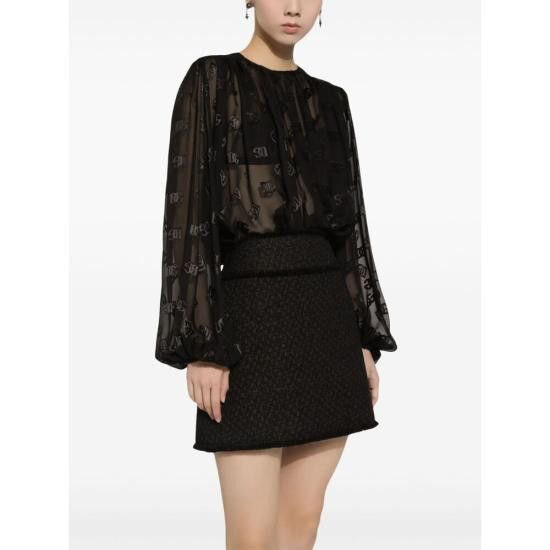 Dolce & Gabbana DOLCE & GABBANA Women Mid Skirts F4CR5T GDCLW N0000 BLACK Size 28" / US 6 / IT 42 - 2 Thumbnail