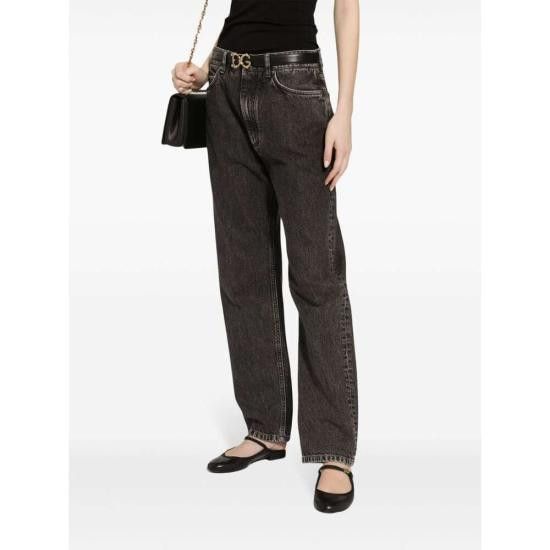 Dolce & Gabbana DOLCE & GABBANA Women Denim Pants FTC7CD G8LV5 S9001 BLACK Size 26" / US 2 / IT 38 - 2 Thumbnail