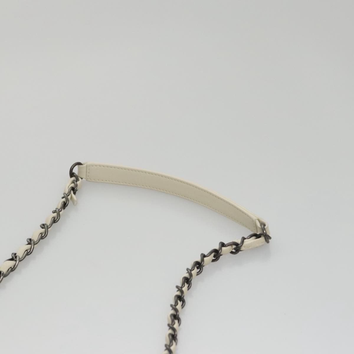 Chanel Coco Boy White Leather Shoulder Bag (Pre-Owned) Size ONE SIZE - 6 Thumbnail