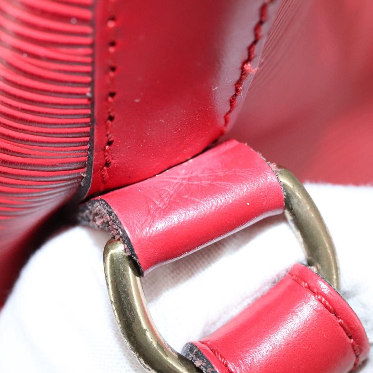 Louis Vuitton Noé Pm Red Leather Shoulder Bag (Pre-Owned) Size ONE SIZE - 13 Thumbnail