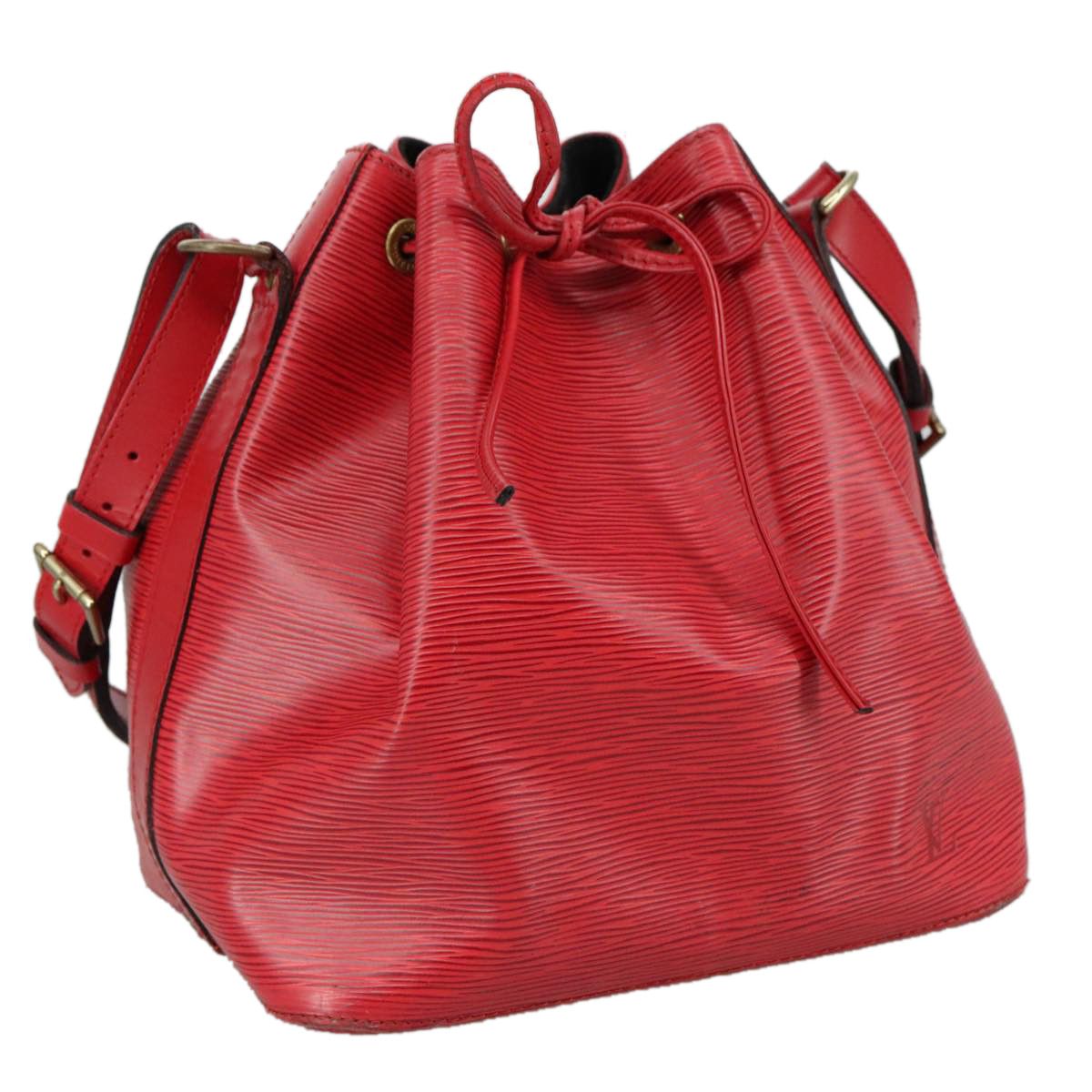 Louis Vuitton Noé Pm Red Leather Shoulder Bag (Pre-Owned) Size ONE SIZE - 16 Thumbnail