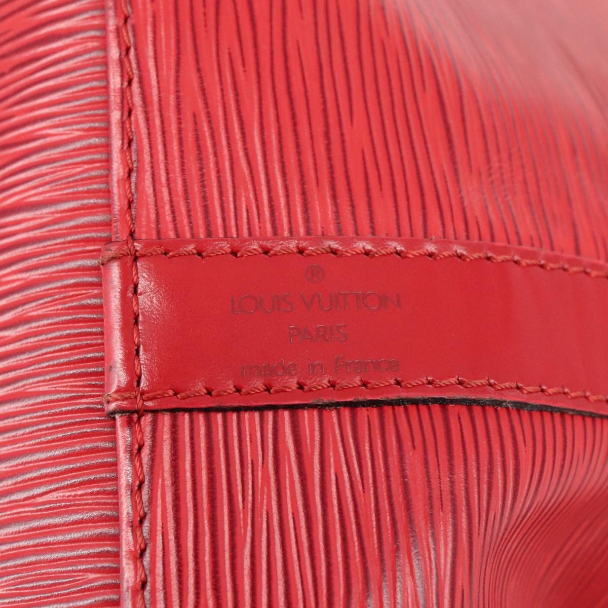Louis Vuitton Noé Pm Red Leather Shoulder Bag (Pre-Owned) Size ONE SIZE - 14 Thumbnail