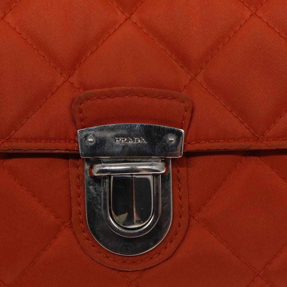 Prada Tessuto Orange Synthetic Shoulder Bag (Pre-Owned) Size ONE SIZE - 11 Thumbnail