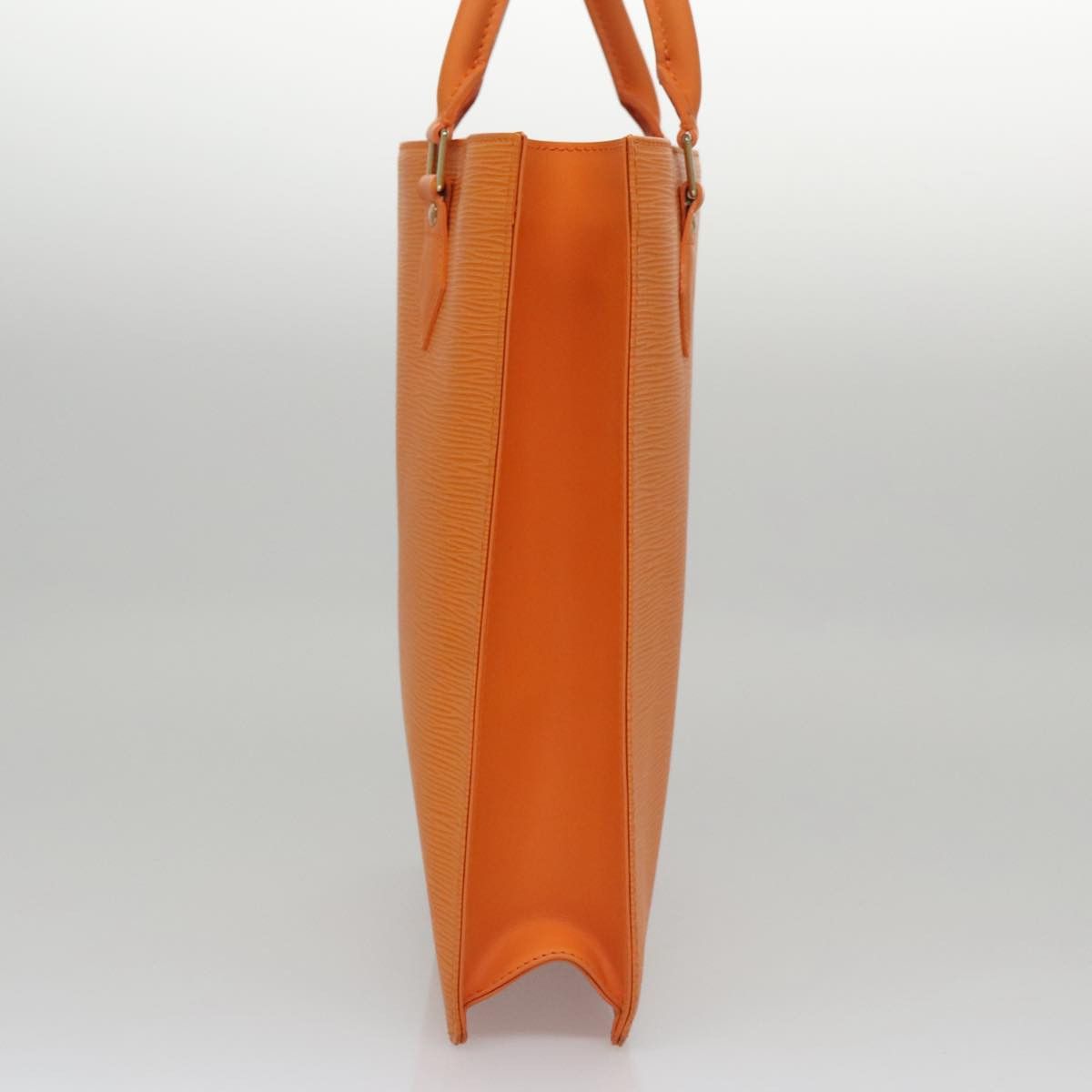 Louis Vuitton Sac Plat Orange Leather Tote Bag (Pre-Owned) Size ONE SIZE - 3 Thumbnail