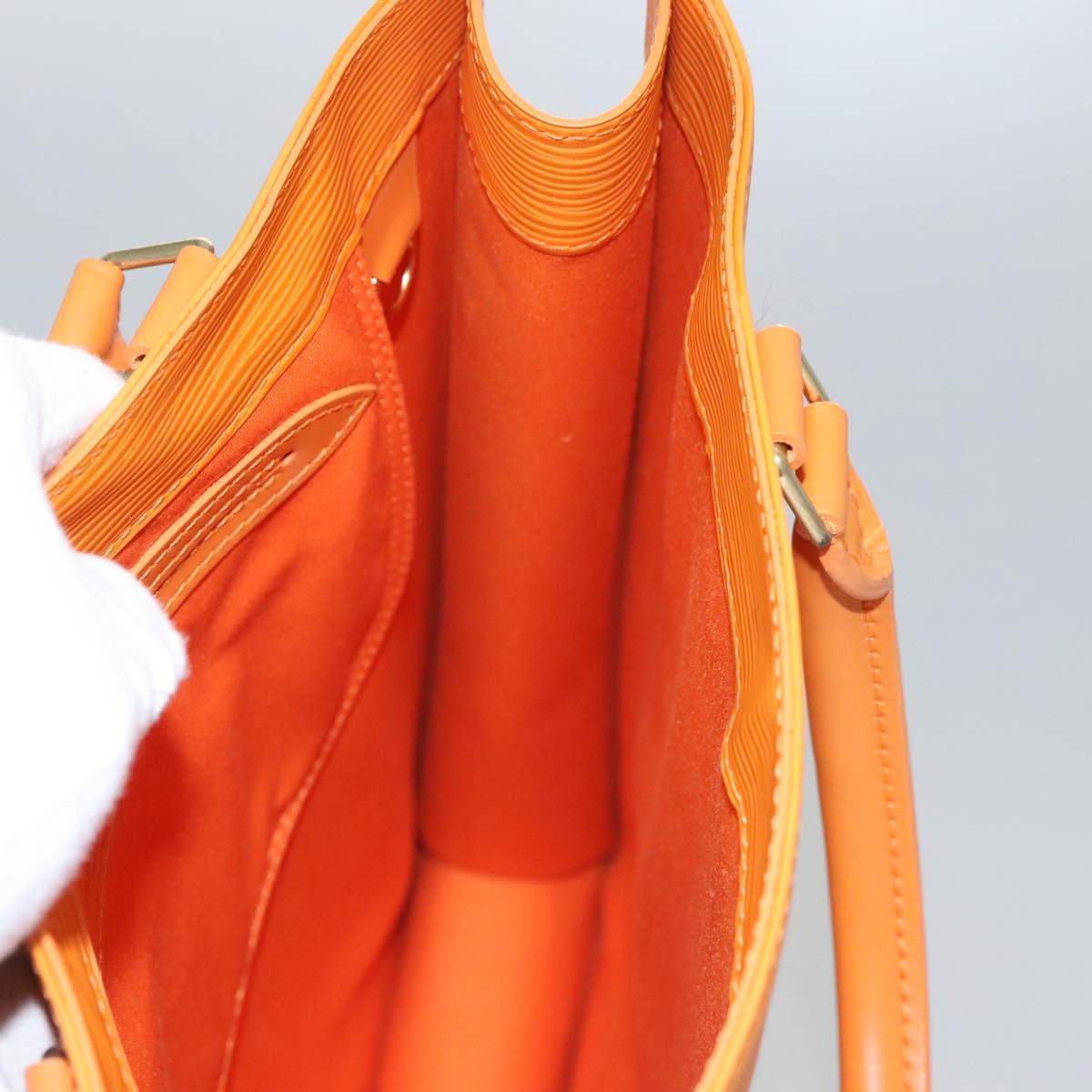 Louis Vuitton Sac Plat Orange Leather Tote Bag (Pre-Owned) Size ONE SIZE - 19 Thumbnail