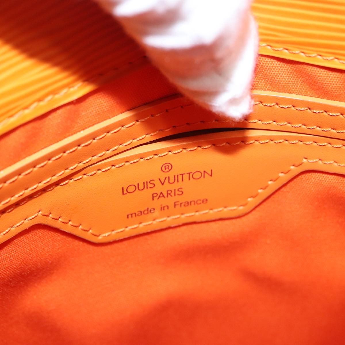 Louis Vuitton Sac Plat Orange Leather Tote Bag (Pre-Owned) Size ONE SIZE - 14 Thumbnail