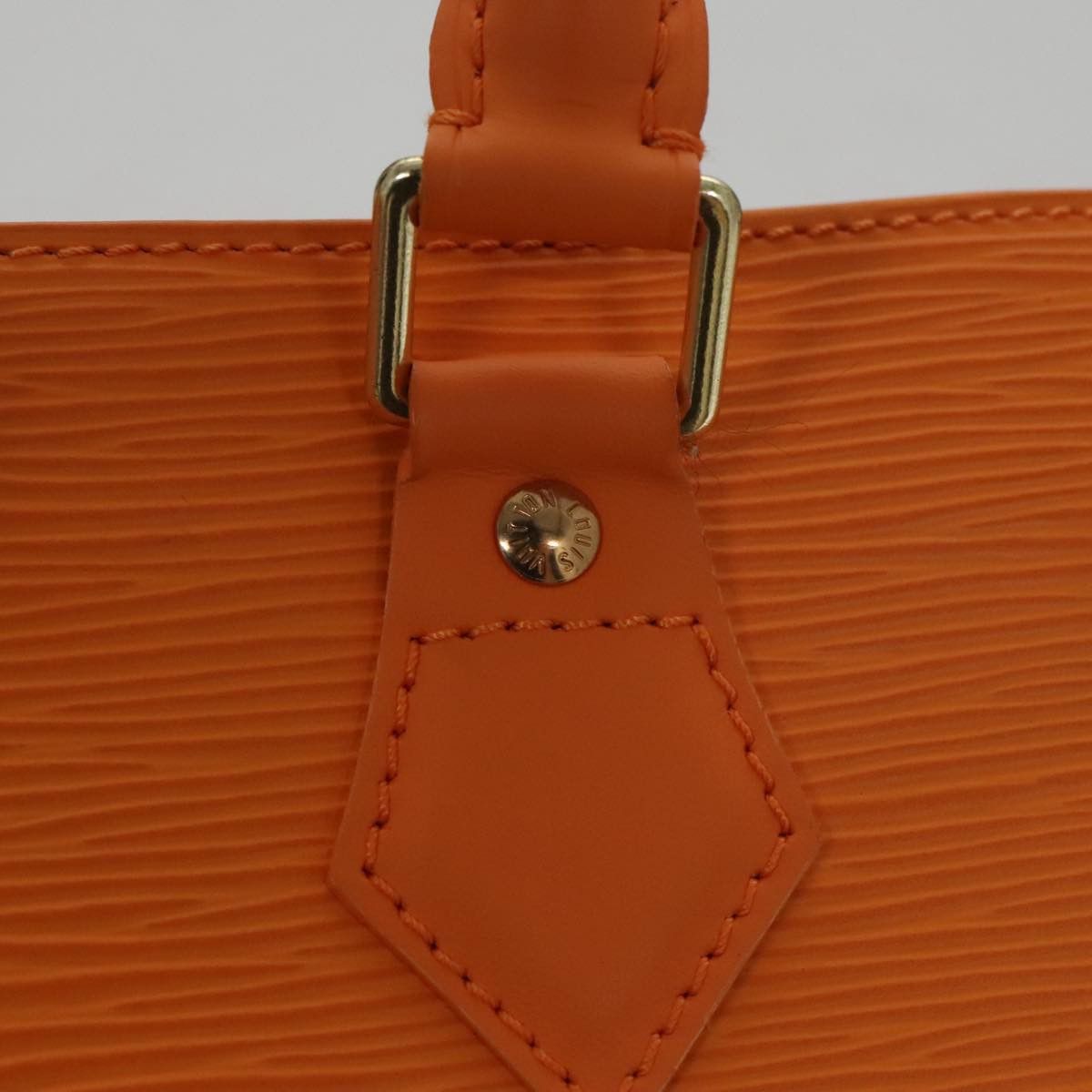 Louis Vuitton Sac Plat Orange Leather Tote Bag (Pre-Owned) Size ONE SIZE - 11 Thumbnail