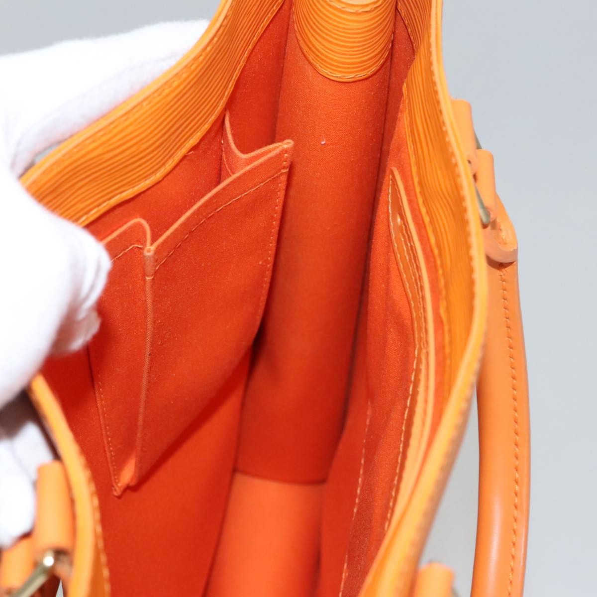 Louis Vuitton Sac Plat Orange Leather Tote Bag (Pre-Owned) Size ONE SIZE - 20 Thumbnail