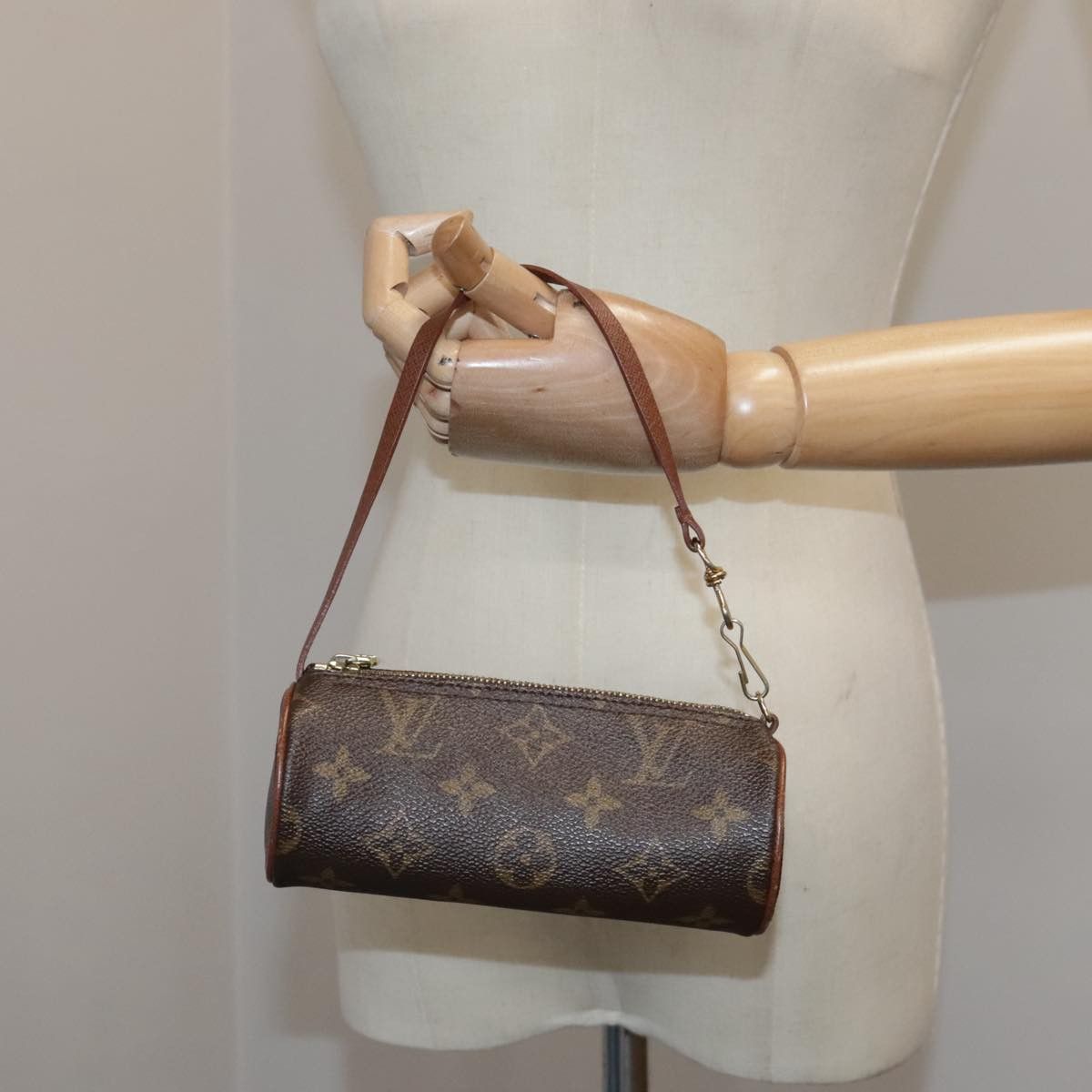 Louis Vuitton Mini Baby Papillon Brown Canvas Clutch Bag (Pre-Owned) Size ONE SIZE - 15 Thumbnail