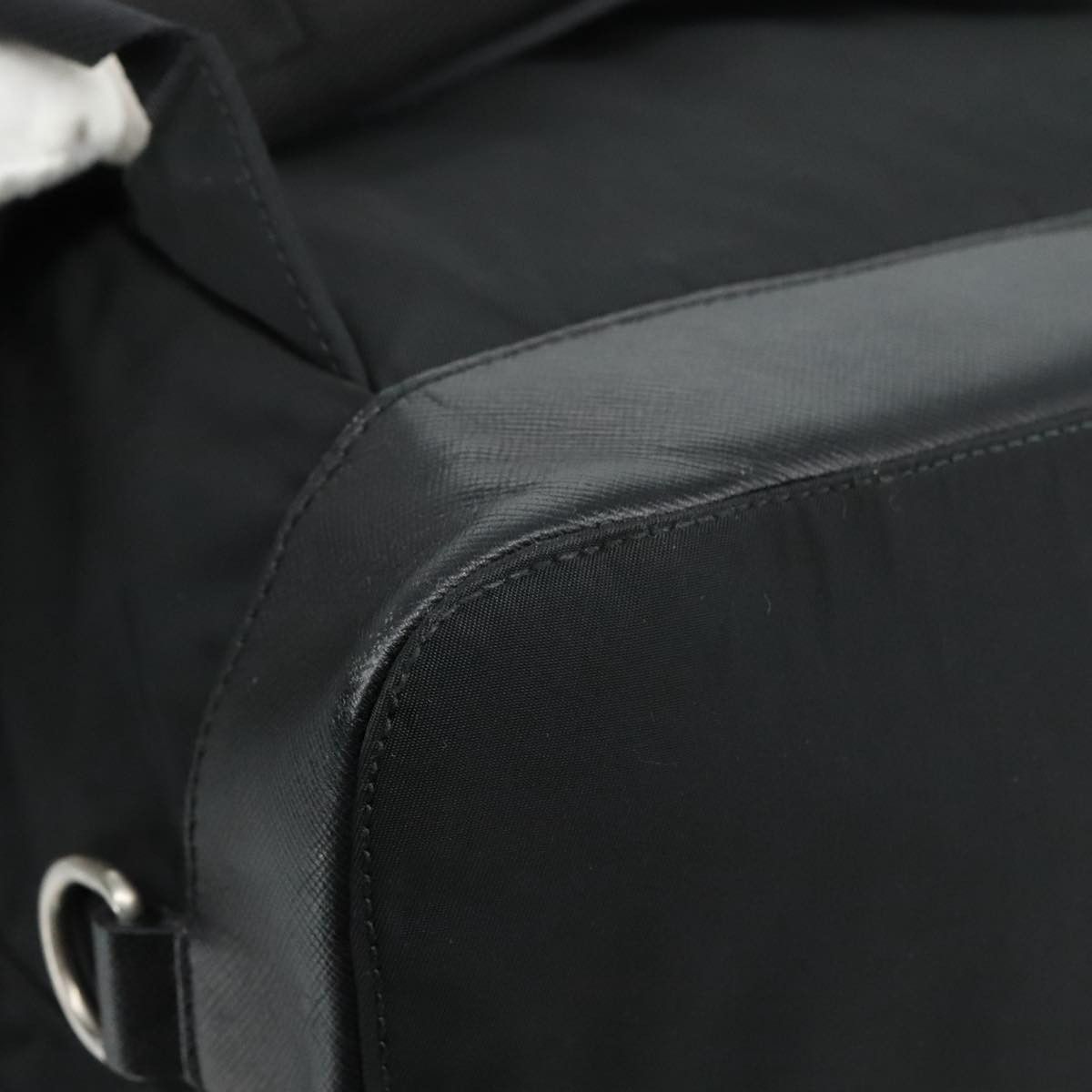 Prada Re-Nylon Black Synthetic Backpack Bag (Pre-Owned) Size ONE SIZE - 10 Thumbnail