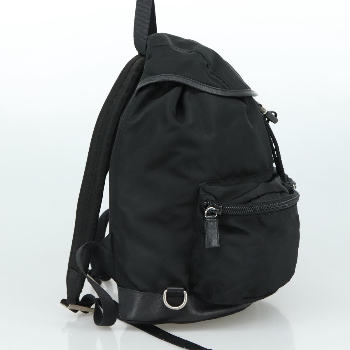 Prada Re-Nylon Black Synthetic Backpack Bag (Pre-Owned) Size ONE SIZE - 3 Thumbnail