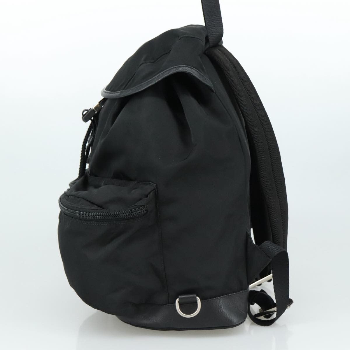 Prada Re-Nylon Black Synthetic Backpack Bag (Pre-Owned) Size ONE SIZE - 4 Thumbnail
