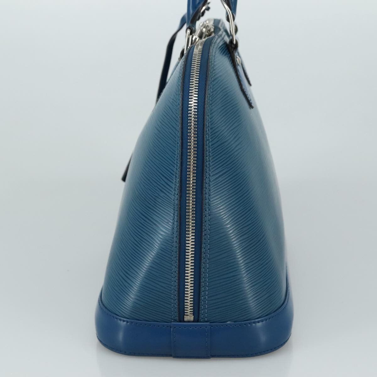 Louis Vuitton Alma Blue Leather Handbag (Pre-Owned) Size ONE SIZE - 4 Thumbnail