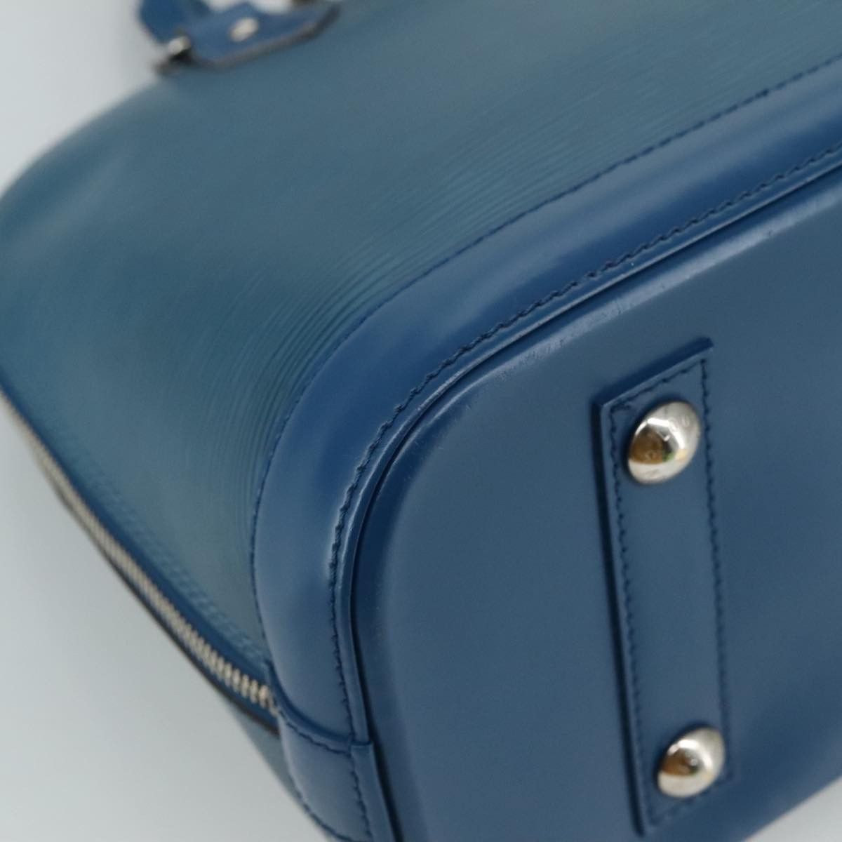 Louis Vuitton Alma Blue Leather Handbag (Pre-Owned) Size ONE SIZE - 10 Thumbnail