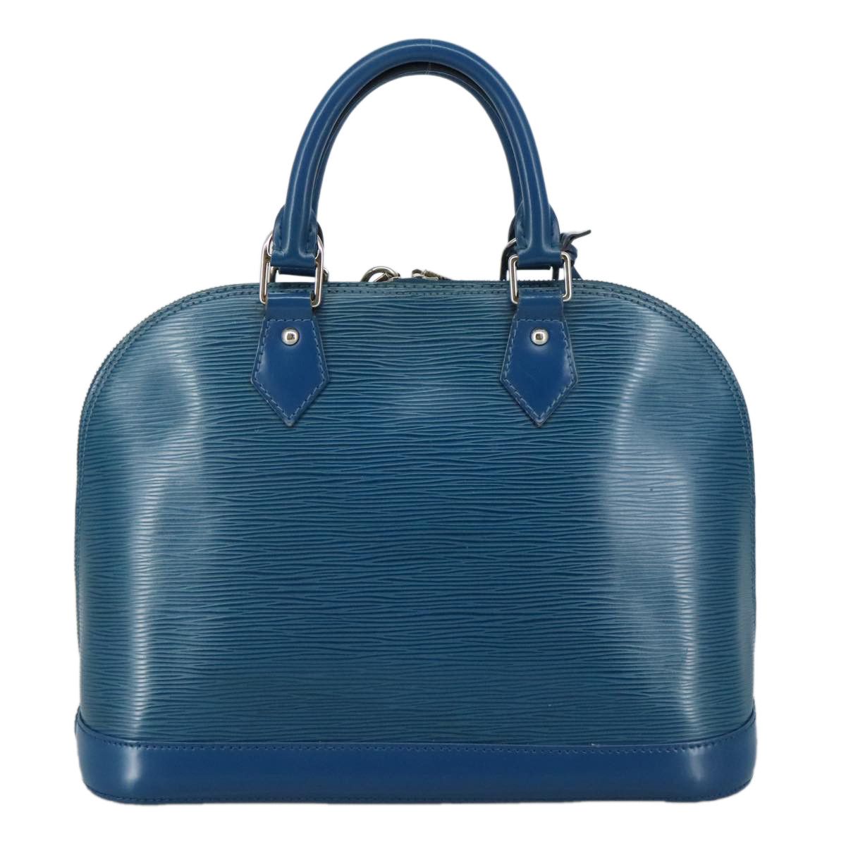 Louis Vuitton Alma Blue Leather Handbag (Pre-Owned) Size ONE SIZE - 2 Thumbnail