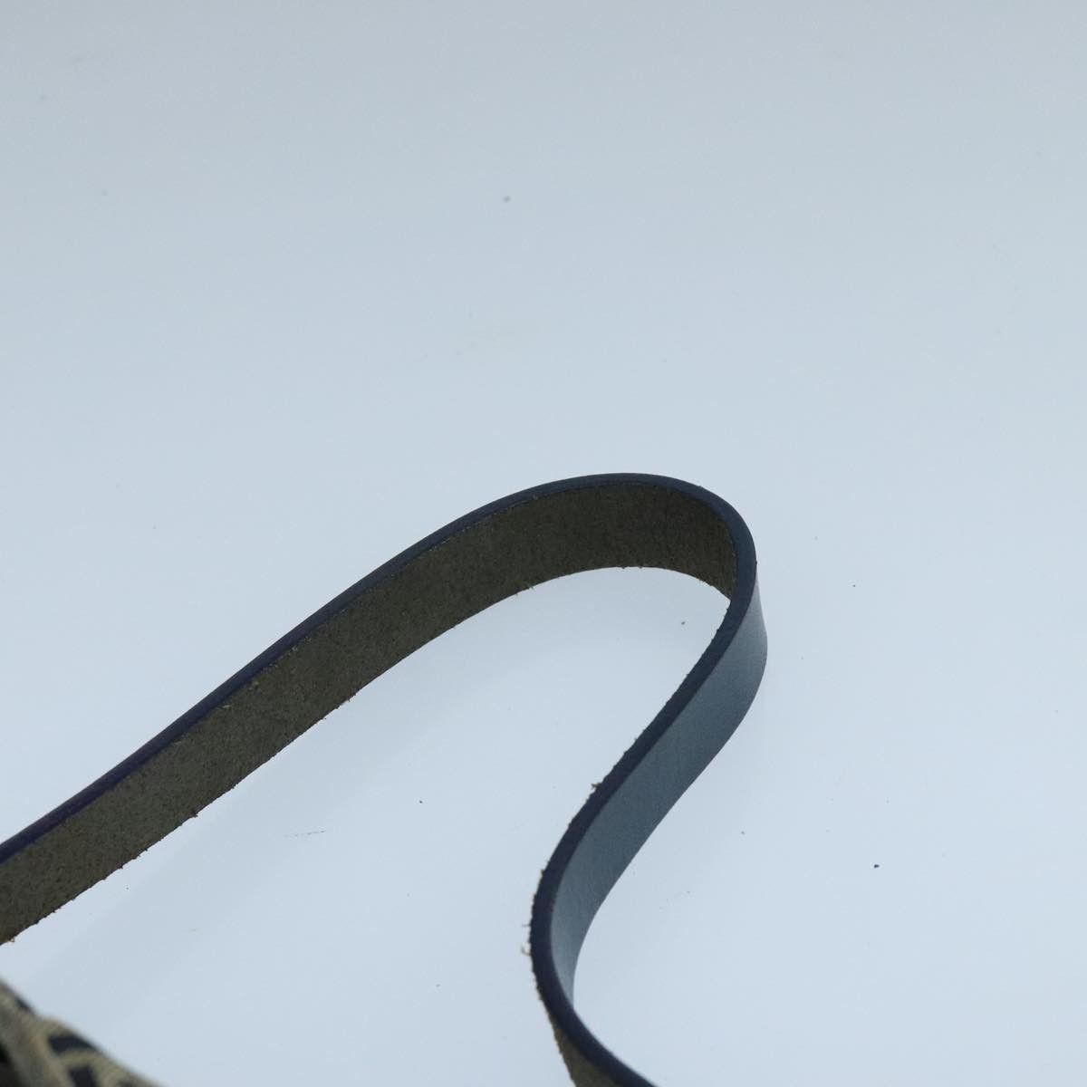 Fendi Zucchino Navy Canvas Shoulder Bag (Pre-Owned) Size ONE SIZE - 10 Thumbnail