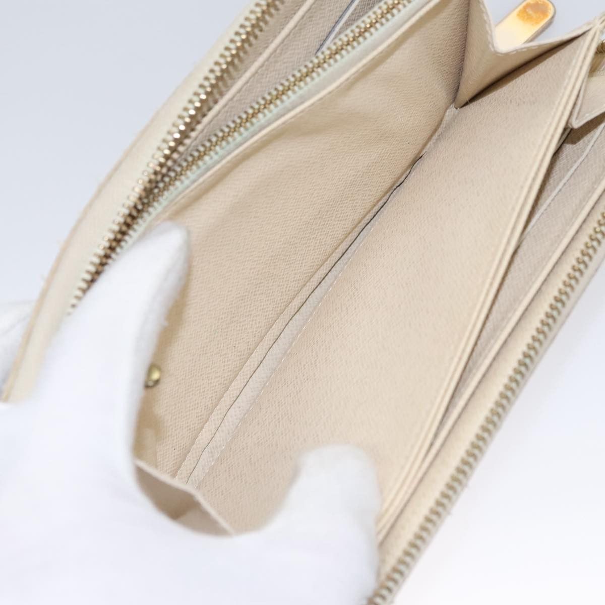 Louis Vuitton Zippy Wallet White Canvas Wallet (Pre-Owned) Size ONE SIZE - 12 Thumbnail