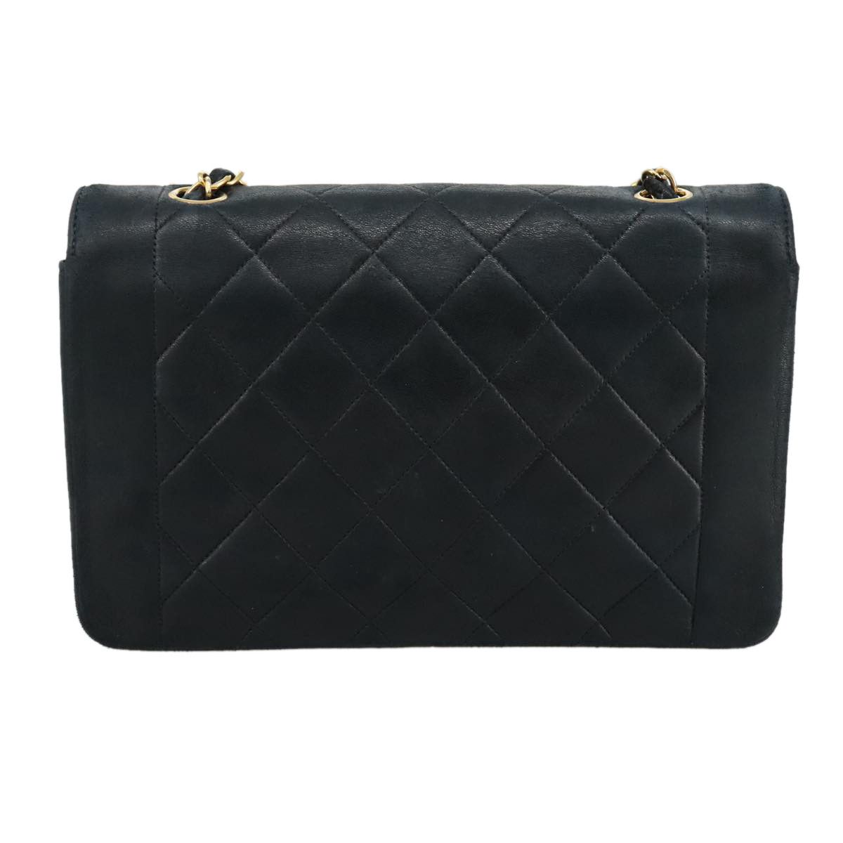 Chanel Diana Black Leather Shoulder Bag (Pre-Owned) Size ONE SIZE - 2 Thumbnail