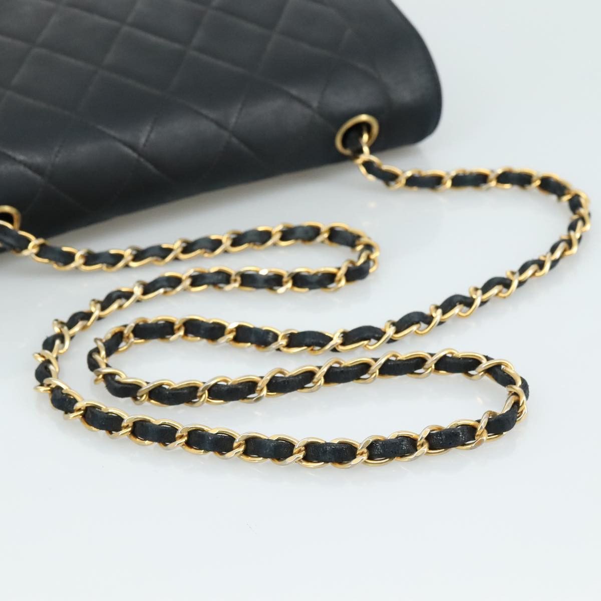 Chanel Diana Black Leather Shoulder Bag (Pre-Owned) Size ONE SIZE - 5 Thumbnail