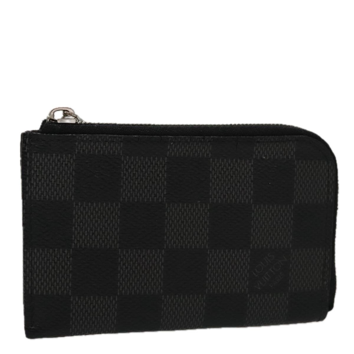 Louis Vuitton Porte Monnaie Jules Black Canvas Wallet (Pre-Owned) Size ONE SIZE - 16 Thumbnail