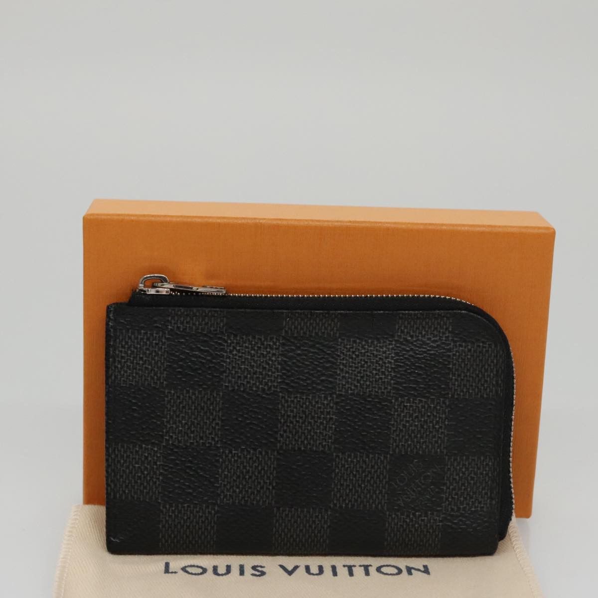 Louis Vuitton Porte Monnaie Jules Black Canvas Wallet (Pre-Owned) Size ONE SIZE - 15 Thumbnail