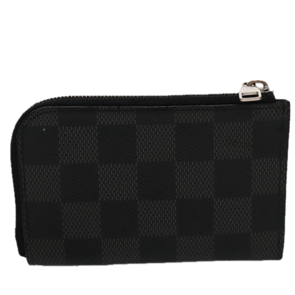Louis Vuitton Porte Monnaie Jules Black Canvas Wallet (Pre-Owned) Size ONE SIZE - 2 Thumbnail