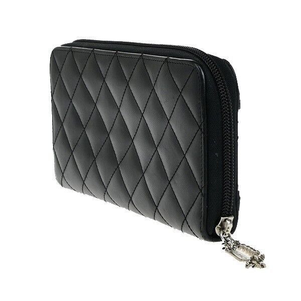 Chanel Cambon Black Leather Wallet (Pre-Owned) Size ONE SIZE - 4 Thumbnail
