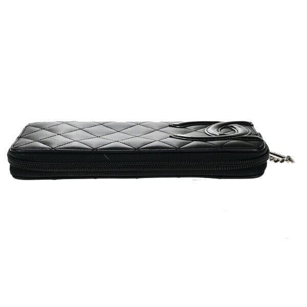 Chanel Cambon Black Leather Wallet (Pre-Owned) Size ONE SIZE - 5 Thumbnail