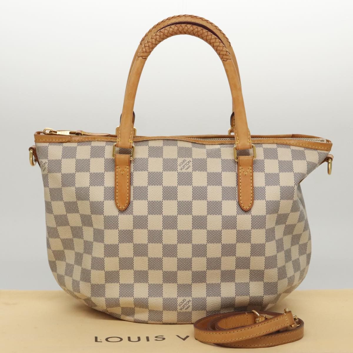 Louis Vuitton Riviera White Canvas Tote Bag (Pre-Owned) Size ONE SIZE - 16 Thumbnail