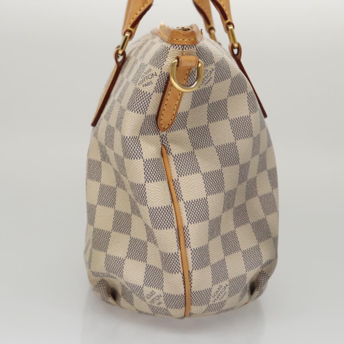 Louis Vuitton Riviera White Canvas Tote Bag (Pre-Owned) Size ONE SIZE - 3 Thumbnail