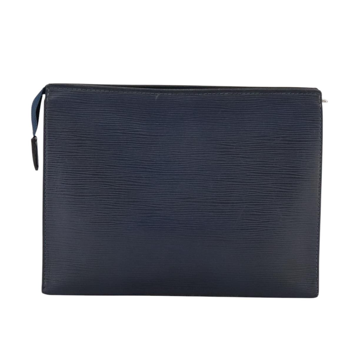 Louis Vuitton Trousse De Toilette Navy Leather Clutch Bag (Pre-Owned) Size ONE SIZE - 2 Thumbnail