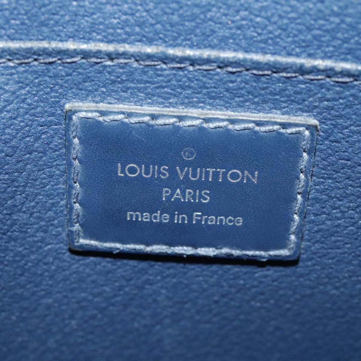 Louis Vuitton Trousse De Toilette Navy Leather Clutch Bag (Pre-Owned) Size ONE SIZE - 12 Thumbnail