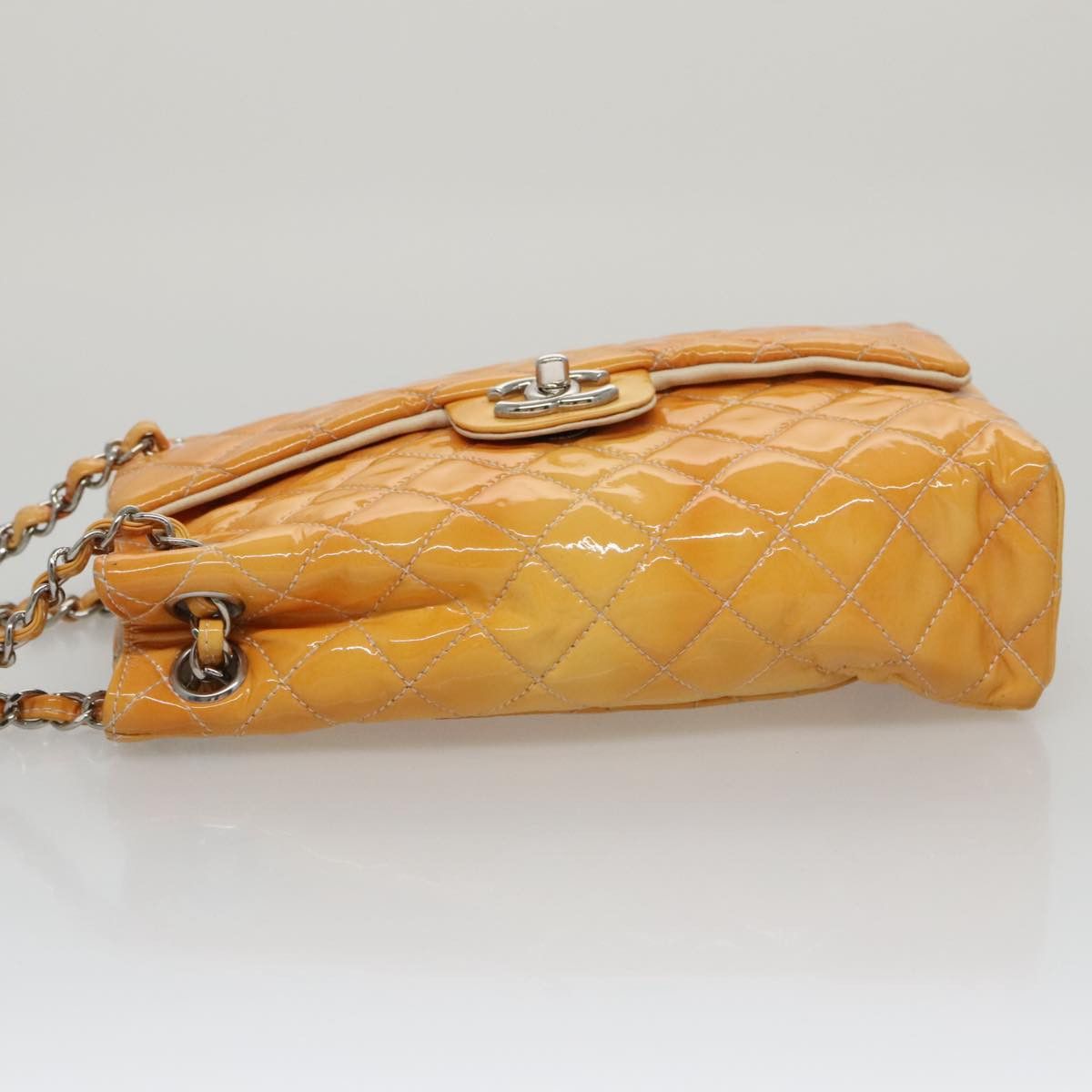 Chanel Timeless Yellow Patent Leather Shoulder Bag (Pre-Owned) Size ONE SIZE - 4 Thumbnail