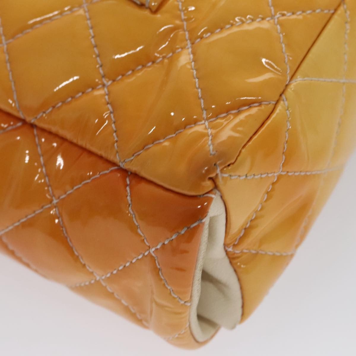 Chanel Timeless Yellow Patent Leather Shoulder Bag (Pre-Owned) Size ONE SIZE - 9 Thumbnail