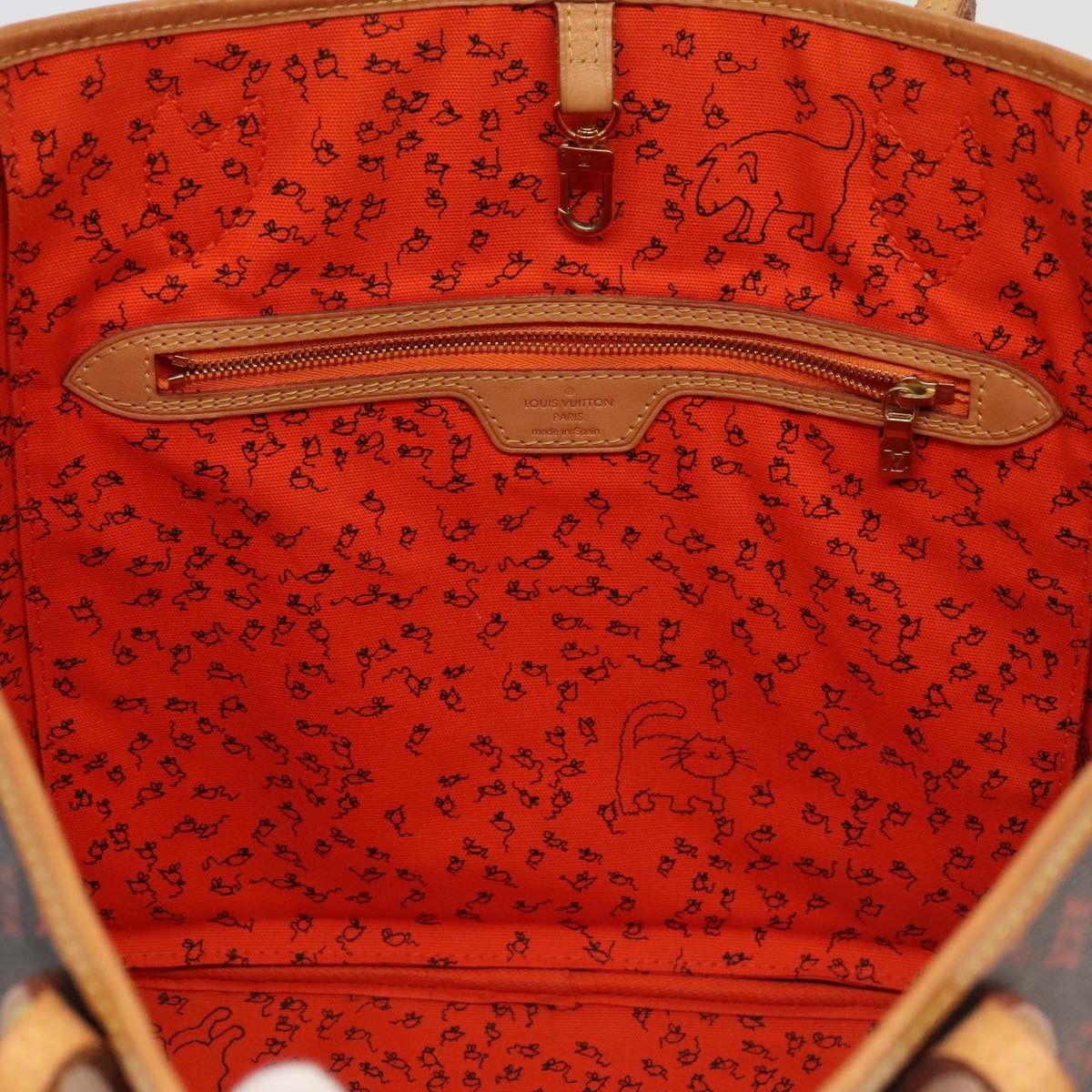 Louis Vuitton Neverfull Mm Black Canvas Tote Bag (Pre-Owned) Size ONE SIZE - 15 Thumbnail