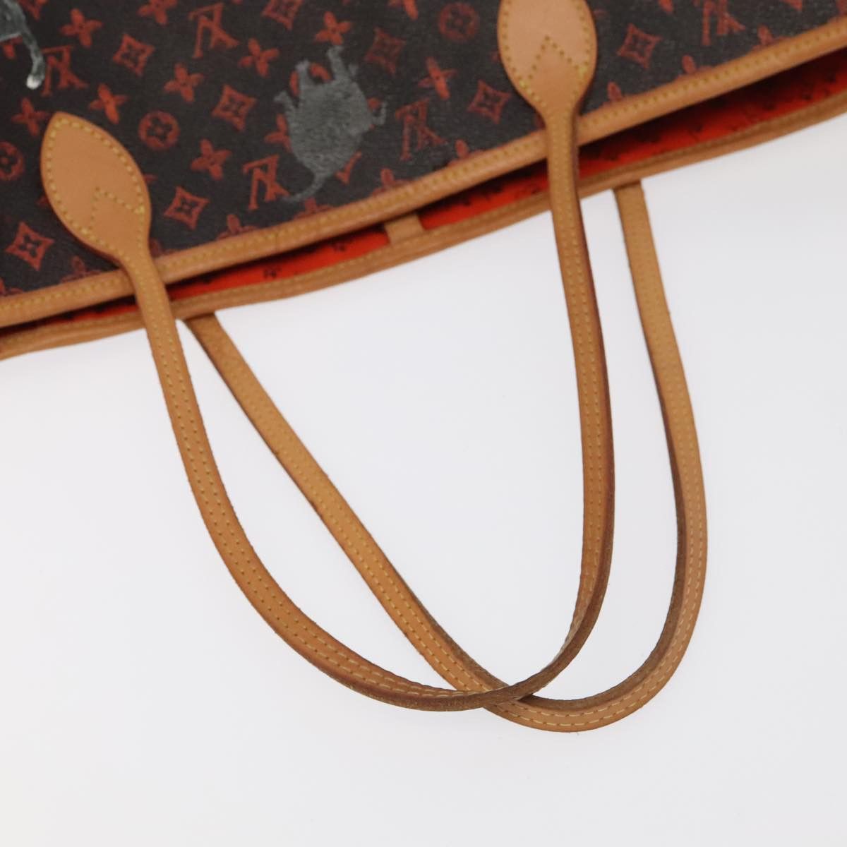 Louis Vuitton Neverfull Mm Black Canvas Tote Bag (Pre-Owned) Size ONE SIZE - 5 Thumbnail