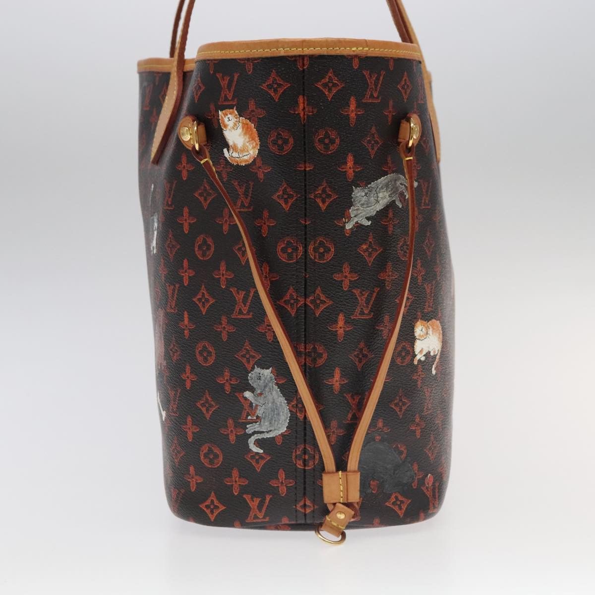 Louis Vuitton Neverfull Mm Black Canvas Tote Bag (Pre-Owned) Size ONE SIZE - 3 Thumbnail