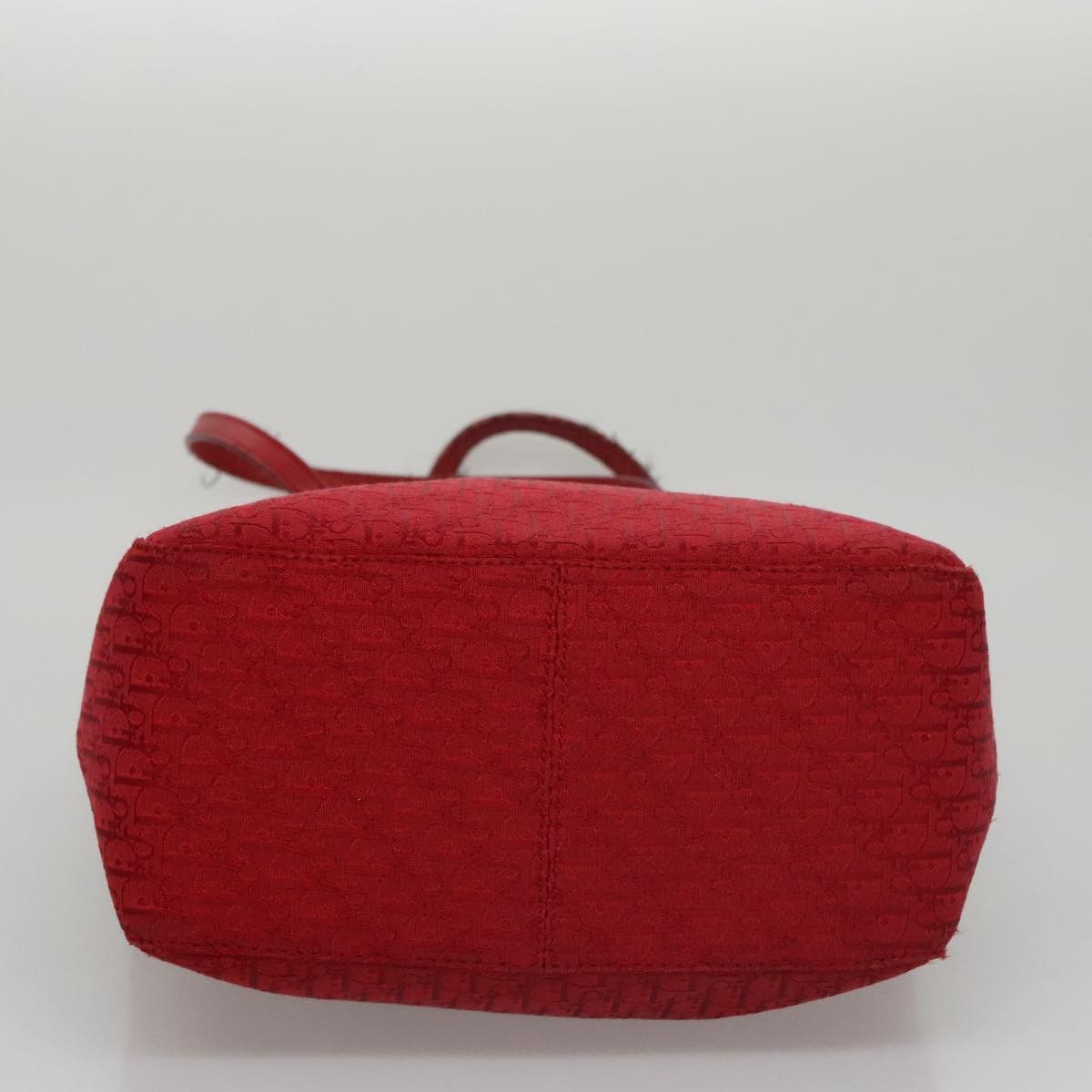 Dior Trotter Red Canvas Tote Bag (Pre-Owned) Size ONE SIZE - 19 Thumbnail
