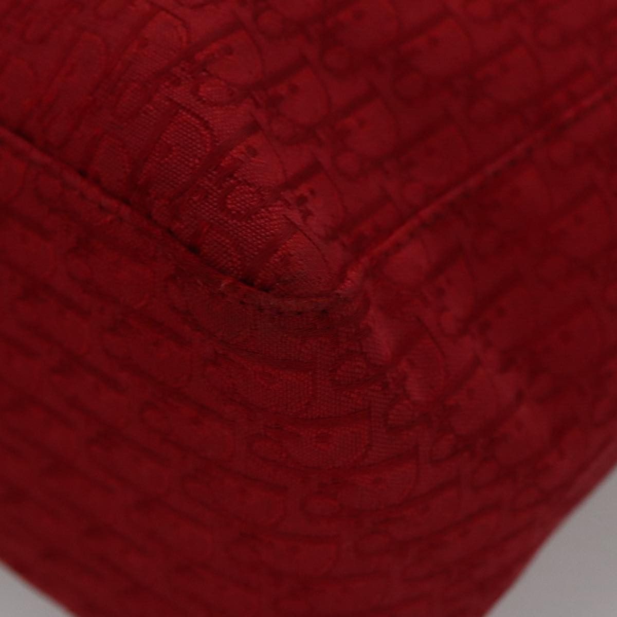 Dior Trotter Red Canvas Tote Bag (Pre-Owned) Size ONE SIZE - 10 Thumbnail